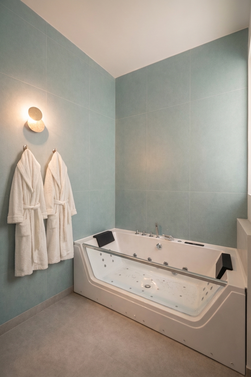 Suite Diana - bagno privato, dettaglio - BERNINI Suites Roma