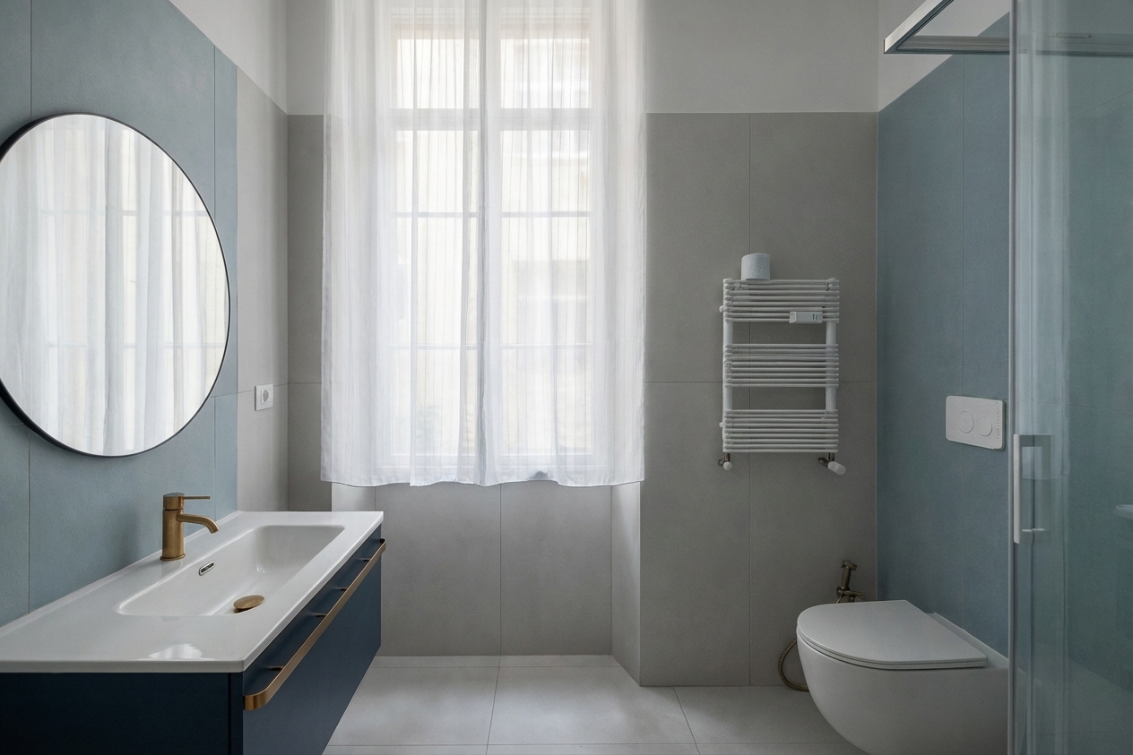 Suite Diana - bagno privato con vasca - BERNINI Suites Roma
