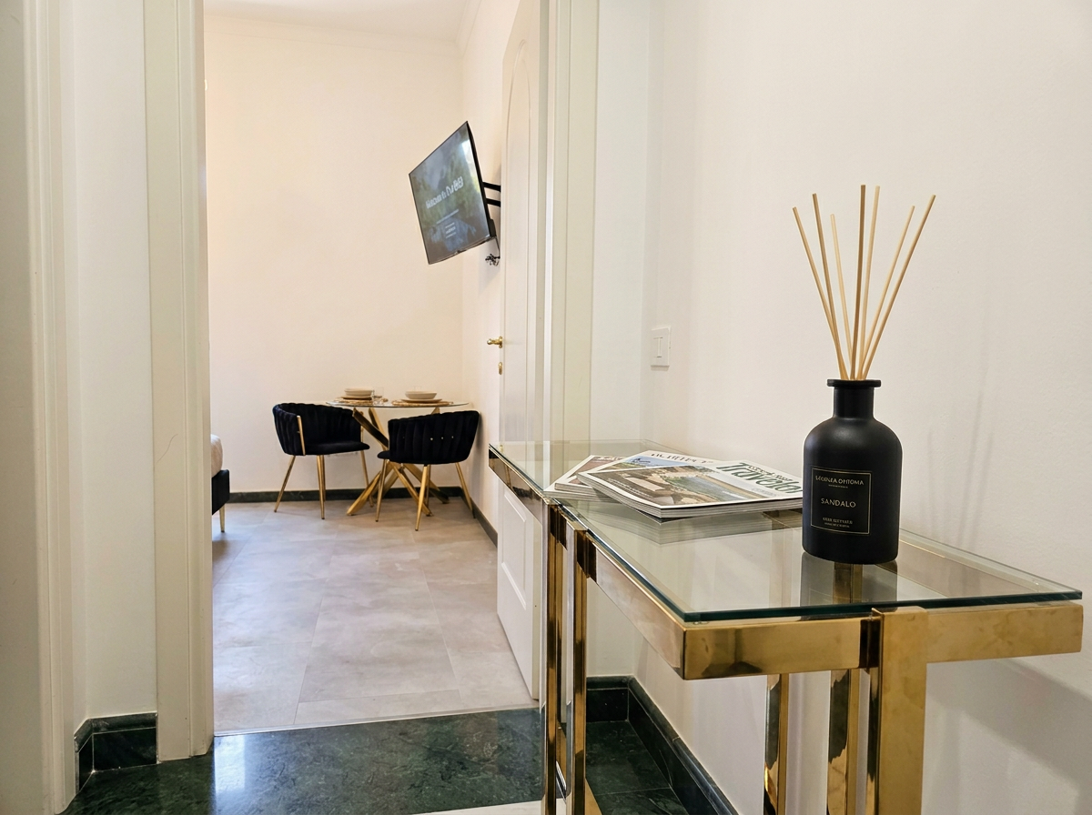 Suite Giunone - zona soggiorno - BERNINI Suites Roma